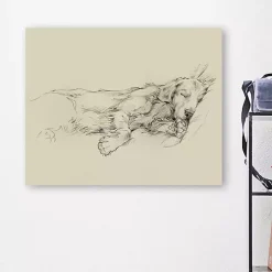 Dog Days III Canvas Art Print