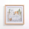 Dog Pals Bathtub Framed Art Print