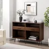 Doreen Dark Brown Hairpin Console Table