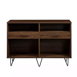 Doreen Dark Brown Hairpin Console Table