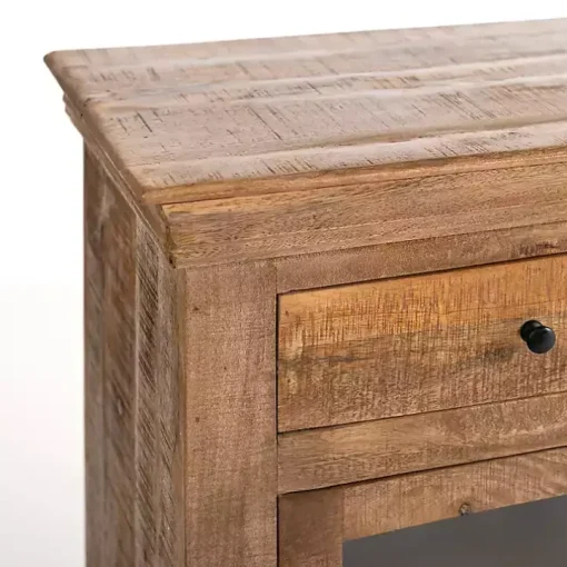 Easton Mango Wood 4-Door Cabinet