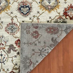 Elina Beige Accent Rug, 2x3