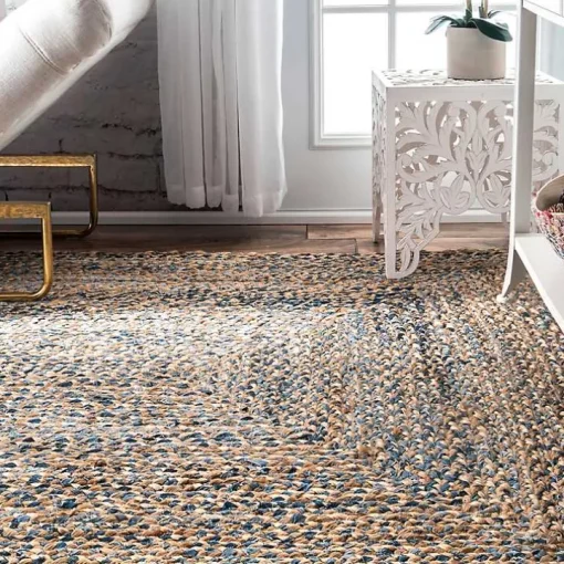 Ella Hand Braided Jute Rug, 5x8