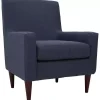 Emma Navy Upholstered Accent Chair