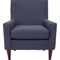 Emma Navy Upholstered Accent Chair
