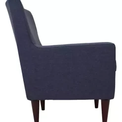 Emma Navy Upholstered Accent Chair