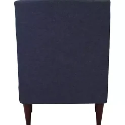 Emma Navy Upholstered Accent Chair