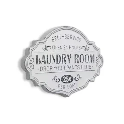Enamel Laundry Room Wall Plaque