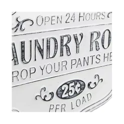 Enamel Laundry Room Wall Plaque
