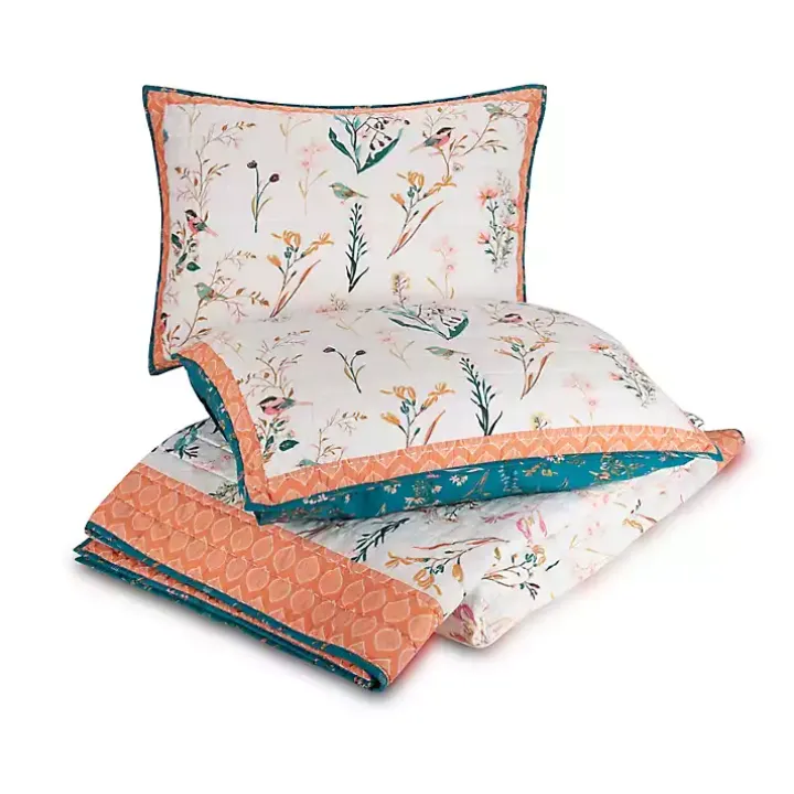English Garden Full/Queen 3-pc. Quilt Set