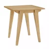 English Oak Wood Minimalist Accent Table