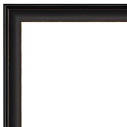 Espresso Bronze Frame Beveled Mirror