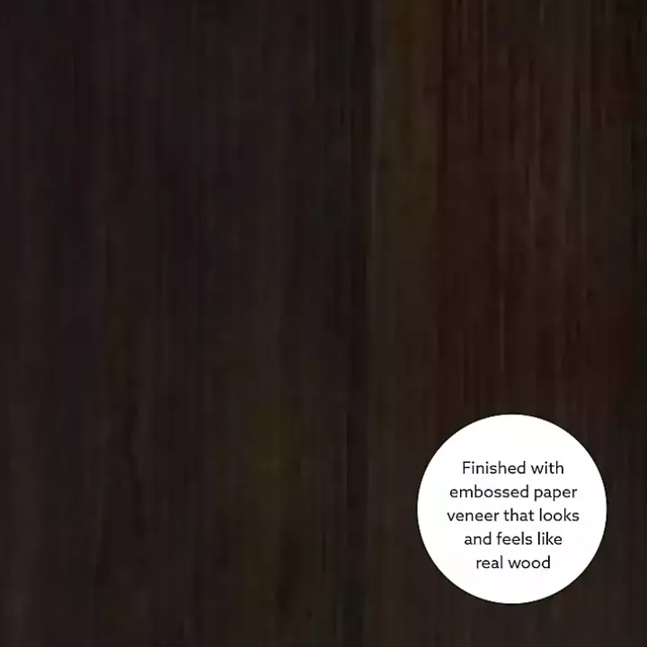 Espresso Cube Storage Wood Desk