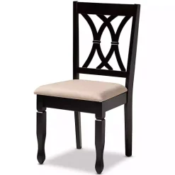 Espresso Upholstered Reneau 4-pc. Dining Chair Set