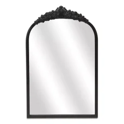 Everlaine Black Modern Victorian Wall Mirror