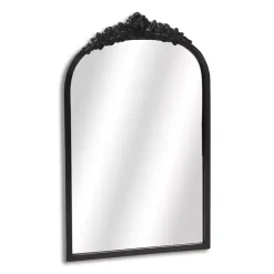 Everlaine Black Modern Victorian Wall Mirror