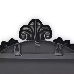 Everlaine Black Modern Victorian Leaner Mirror