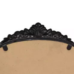 Everlaine Black Modern Victorian Wall Mirror