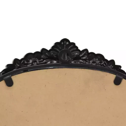 Everlaine Black Modern Victorian Wall Mirror