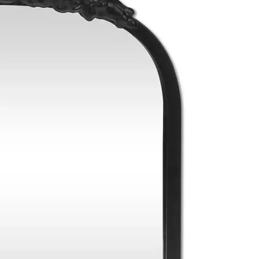Everlaine Black Modern Victorian Wall Mirror