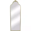 Everlaine Gold Modern Victorian Leaner Mirror