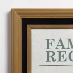 Family Recipe Framed Wall Plaque