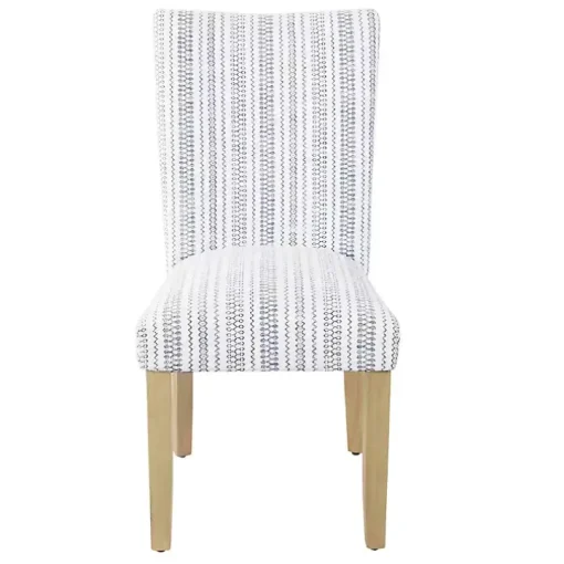 Farmhouse Stripes Highback Dining Chairs, Set of 2