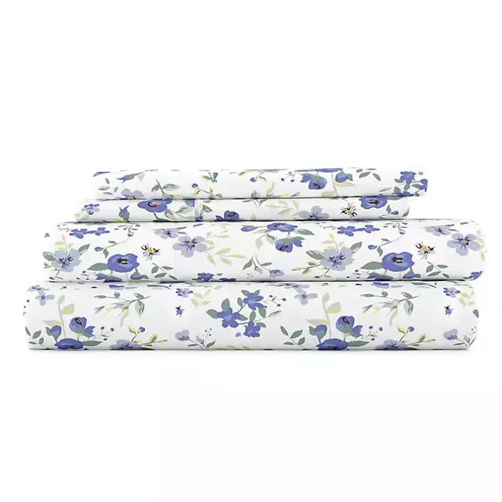 Floral Farmhouse 4-pc. California King Sheet Set