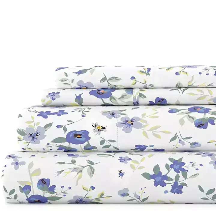 Floral Farmhouse 4-pc. California King Sheet Set