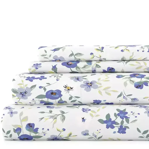 Floral Farmhouse 4-pc. King Sheet Set