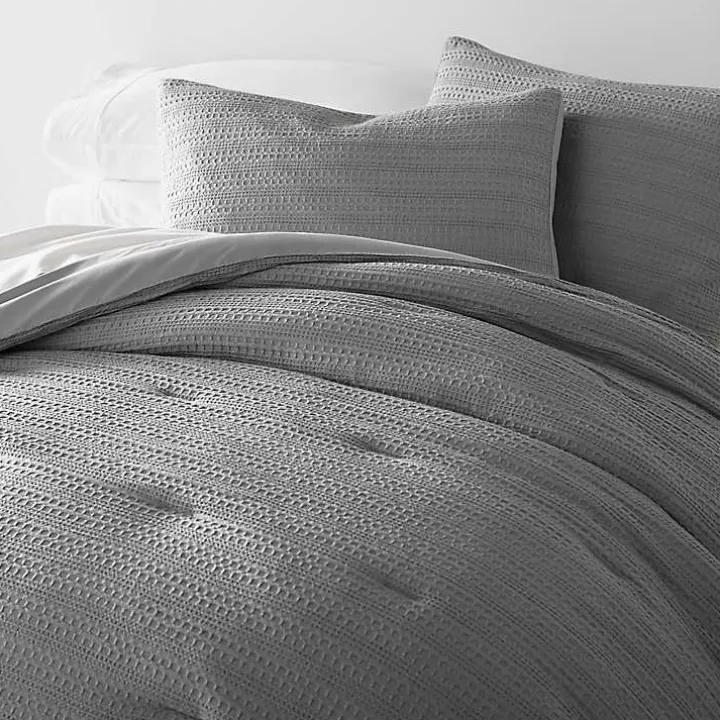 Fog Waffle Ultra-Soft 3-pc. Twin Comforter Set