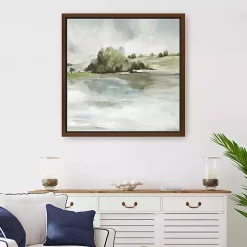 Forest Look Out Framed Canvas Art Print