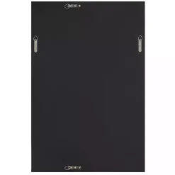 Frameless Double Panel Wall Mirror