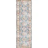 Fulton Blue Vintage Medallion Runner, 2x7