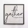 Gather Together Framed Wall Plaque