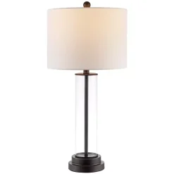 Glass Column Cassian Table Lamp