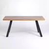 Glenn Natural Wood Rectangular Dining Table