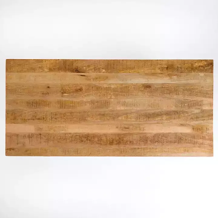 Glenn Natural Wood Rectangular Dining Table