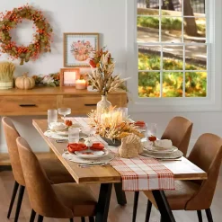 Glenn Natural Wood Rectangular Dining Table