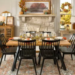 Glenn Natural Wood Rectangular Dining Table