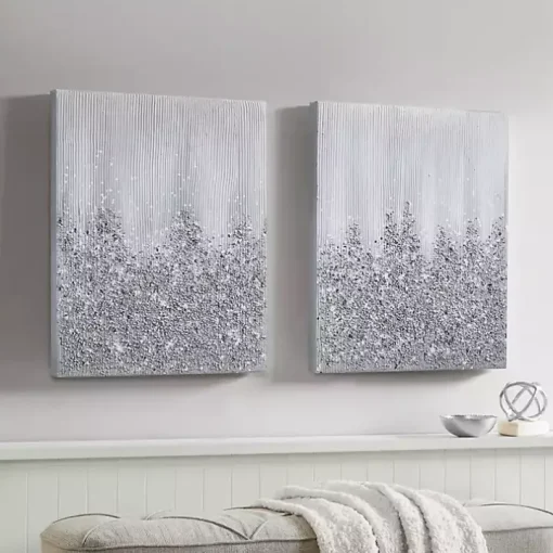 Glimmer Gradient 2-pc. Abstract Wall Art