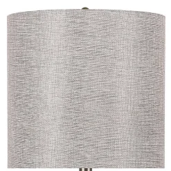 Gold and Gray Tapered Table Lamps, Set of 2