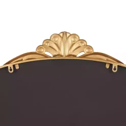 Gold Arched Baroque Wall Mirror