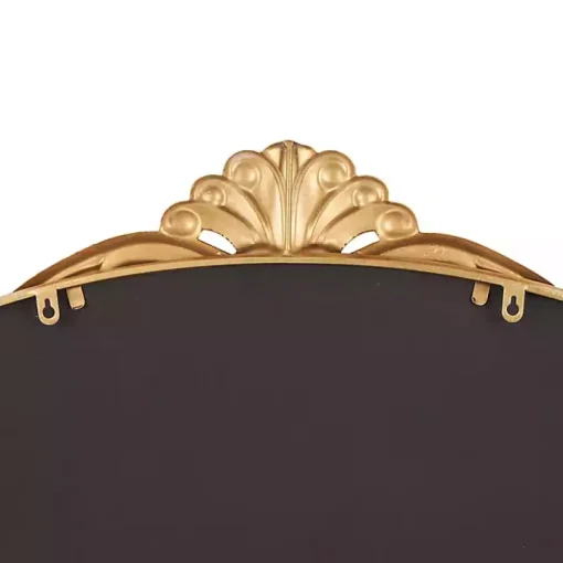 Gold Arched Baroque Wall Mirror