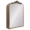 Gold Arendahl Arched Mirror Jewelry Cabinet