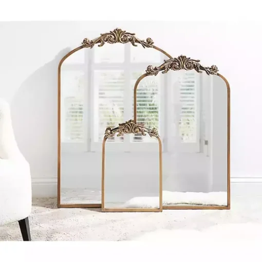 Gold Arendahl Arched Mirror, 24x36 in.
