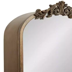 Gold Arendahl Arched Mirror Jewelry Cabinet