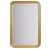 Gold Aurelia Fluted Wall Mirror
