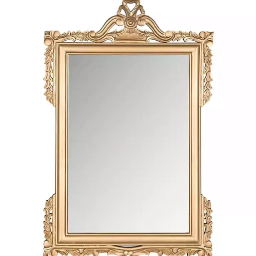Gold Decorative Scrolls Ornate Wall Mirror
