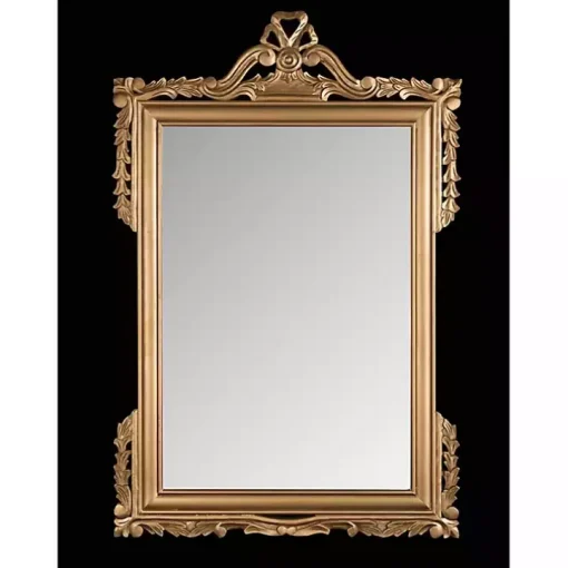 Gold Decorative Scrolls Ornate Wall Mirror